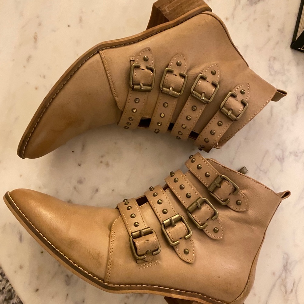 Tan Booties